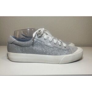 Keds X Kate Spade Women's Size‎ 9.5 Shoes Silver Glitter Casual Sneakers WH65851
